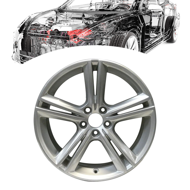 Womala 18インチ 5倍スペック シルバー合金ホイール 31434951 2019-2021 S90